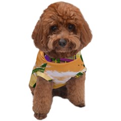 Vector Graphic Clipart Beach House Dog T-shirt by Sarkoni