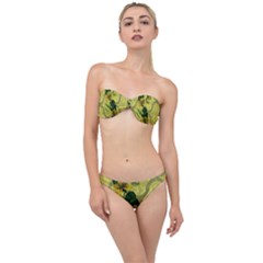 Flower Blossom Classic Bandeau Bikini Set