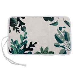 Leaves Plants Foliage Border Pen Storage Case (l) by Sarkoni