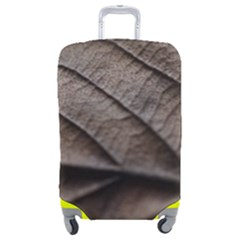 Leaf Veins Nerves Macro Closeup Luggage Cover (medium) by Amaryn4rt