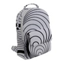 Spiral Eddy Route Symbol Bent Flap Pocket Backpack (Small) View2