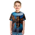 Hamburg City Blue Hour Night Kids  Sport Mesh T-Shirt View1