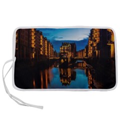 Hamburg City Blue Hour Night Pen Storage Case (m) by Amaryn4rt