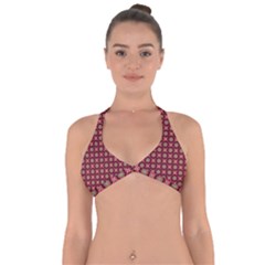 Kaleidoscope Seamless Pattern Halter Neck Bikini Top