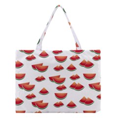 Summer Watermelon Pattern Medium Tote Bag by Dutashop