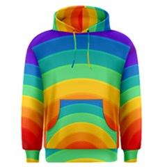 Rainbow Background Colorful Men s Core Hoodie by Bajindul