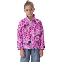 Beautiful Tree Flowers Kids  Half Zip Hoodie by 1212