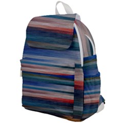 Background Horizontal Lines Top Flap Backpack