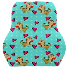 Cat Love Pattern Car Seat Back Cushion 