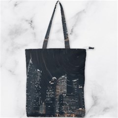 Time Lapse Photo Of City Double Zip Up Tote Bag by Modalart