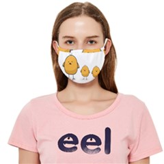 Chick Easter Cute Fun Spring Cloth Face Mask (adult) by Ndabl3x