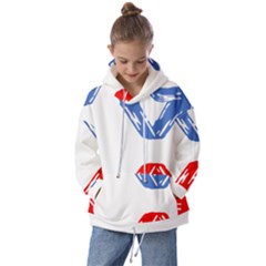 Arrow Up Down Kids  Oversized Hoodie by Ndabl3x