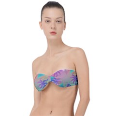 Palm Trees Leaves Plants Tropical Classic Bandeau Bikini Top  by Grandong