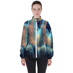 Photo Coral Great Scleractinia Women s High Neck Windbreaker by Pakjumat
