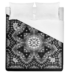 Mandala Calming Coloring Page Duvet Cover (queen Size) by Sarkoni