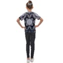 Mandala Calming Coloring Page Kids  Mesh Piece T-Shirt View2