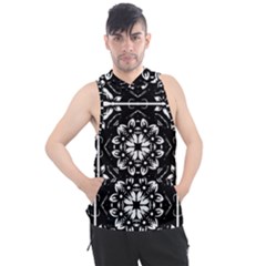 Kaleidoscope Mandala Art Men s Sleeveless Hoodie by Sarkoni