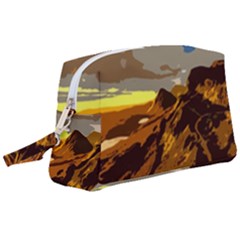 Scotland Monti Mountains Mountain Wristlet Pouch Bag (large) by Sarkoni