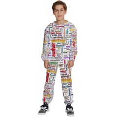 Writing Author Motivation Words Kids  Sweatshirt Set by Sarkoni