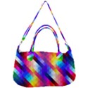 Abstract Background Colorful Pattern Removable Strap Handbag View1