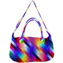 Abstract Background Colorful Pattern Removable Strap Handbag View2