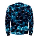 Blue Abstract Balls Spheres Men s Sweatshirt View1