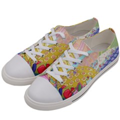Pillows And Vegetable Field Illustration Adventure Time Cartoon Women s Low Top Canvas Sneakers