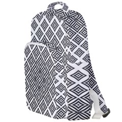 Background Pattern Halftone Double Compartment Backpack