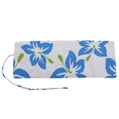 Hibiscus Wallpaper Flowers Floral Roll Up Canvas Pencil Holder (s) by Pakjumat