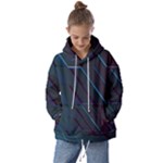 Glass Scifi Violet Ultraviolet Kids  Oversized Hoodie