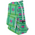 Checkerboard Squares Abstract Travelers  Backpack View1