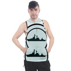 Ship Target Destroyer Warship Men s Sleeveless Hoodie by Pakjumat