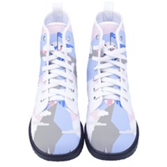 Achievement Success Mountain Clouds Kid s High-top Canvas Sneakers