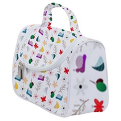 Snail Butterfly Pattern Seamless Satchel Handbag