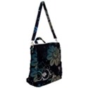 Flower Abstract Desenho Crossbody Backpack View2