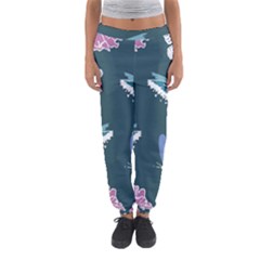 Butterfly Pattern Dead Death Rose Women s Jogger Sweatpants by Ravend