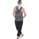 Flames Fire Pattern Digital Art Men s Sleeveless Hoodie View2