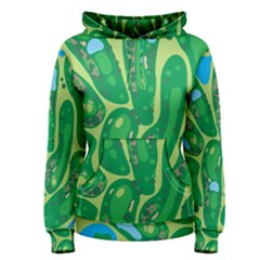 Golf Course Par Golf Course Green Women s Pullover Hoodie by Ravend