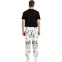 Set Chalk Out Scribble Collection Men s Elastic Waist Pants View2