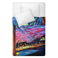 Golden Gate Bridge Starry Night Vincent Van Gogh Duvet Cover Double Side (single Size)