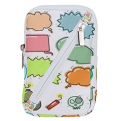 Set Collection Balloon Image Belt Pouch Bag (large) by Pakjumat
