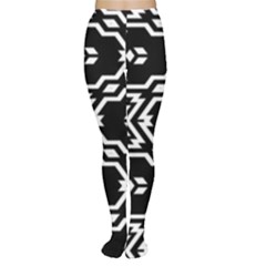 Black And White Pattern Background Structure Tights