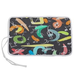 Repetition Seamless Child Sketch Pen Storage Case (l)