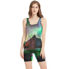 Aurora Borealis Nature Sky Light Women s Wrestling Singlet