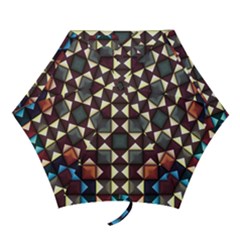 Symmetry Geometric Pattern Texture Mini Folding Umbrellas