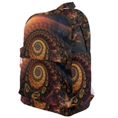 Paisley Abstract Fabric Pattern Floral Art Design Flower Classic Backpack by Pakjumat