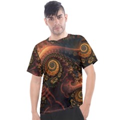 Paisley Abstract Fabric Pattern Floral Art Design Flower Men s Sport Top