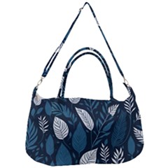 Pattern Flower Texture Removable Strap Handbag