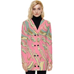 Pattern Glitter Pastel Layer Button Up Hooded Coat  by Pakjumat