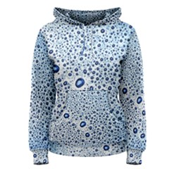 Drop Water Background Macro Splash Rain Drink Women s Pullover Hoodie by Pakjumat